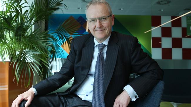 Long-serving Tabcorp CEO David Attenborough will remain at the helm until the demerger is completed. Picture: Britta Campion