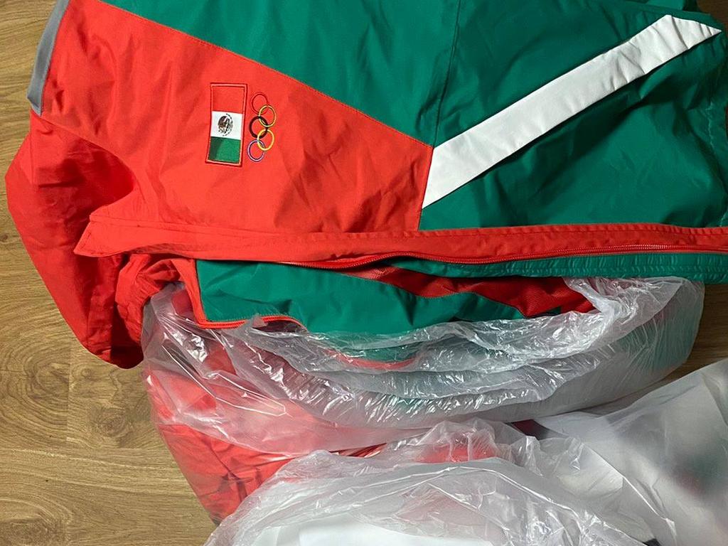 Boxer Brianda Tamara Cruz shared her outrage online after seeing the uniforms in the bin. Picture: Twitter