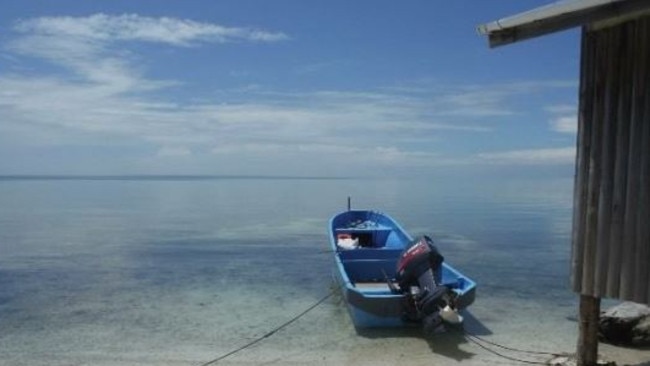 The owner of this private island off the coast of Belize in the Caribbean Sea is selling it on eBay. Picture: eBay