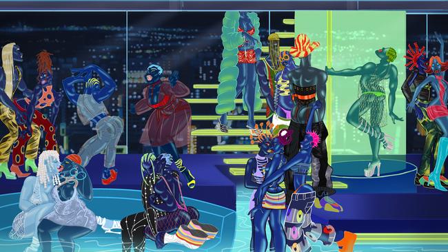 Illustrator Terrell Villiers’s Club Oasis, 2021