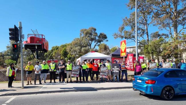 Workers are seeking to secure a 7 per cent pay rise in the first year and 5 per cent in the years following. Picture: Facebook