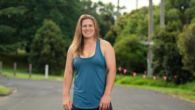 Hannah Mouncey says she’s desperate to be allowed to play football again.