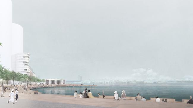 The new Pier Pavilion design for Watermans Cove at Barangaroo.