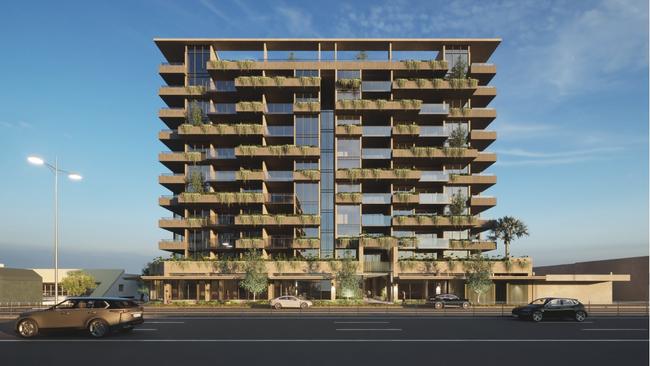 Artist impression of the Glenelg Residences as they were originally planned. Picture: Supplied