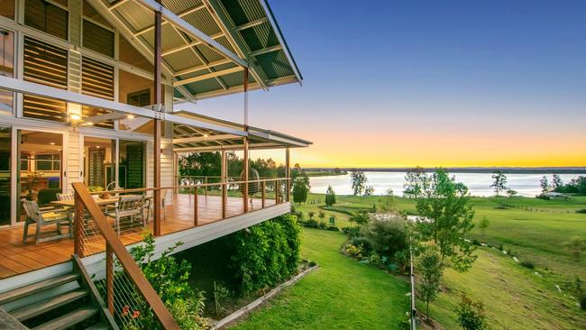 The stunning property at 510 Old Ferry Road Ashby, which is on the market through First National Yamba