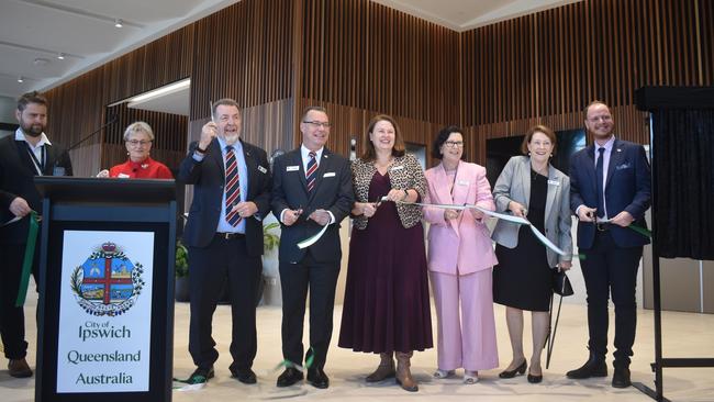 Ipswich councillors officially opened 1 Nicholas Street on Monday morning.