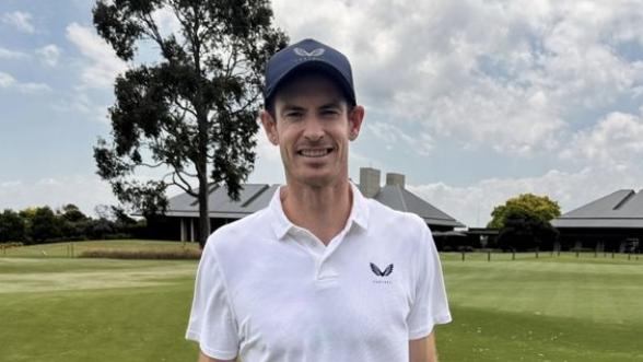 Andy Murray at The Metropolitan Golf Club on Thursday, November 28, 2024.Picture: Supplied/Instagram