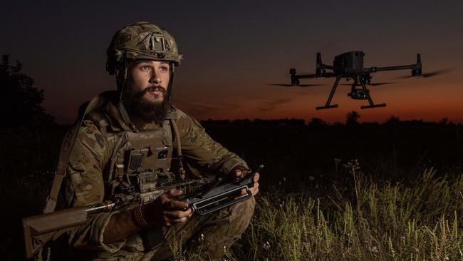 24-year-old former Australian Army soldier Ethan McNamara is the first Australian to ever speak without anonymity about his experience as a drone operator on the front line of UkraineÃ¢â¬â¢s invasion. Picture: Liam Mendes / The Australian