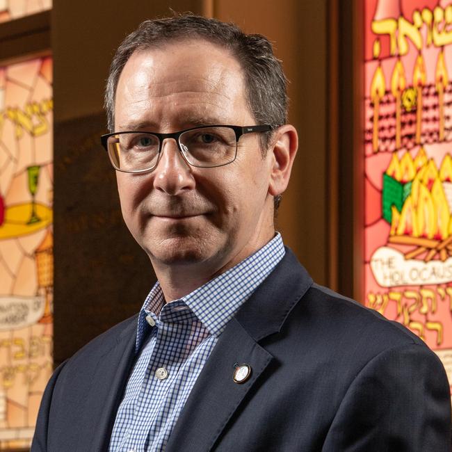 Jason Steinberg is president of the Queensland Jewish Board of Deputies and chairman of the Queensland Holocaust Museum and Education Centre. Picture: Brad Fleet