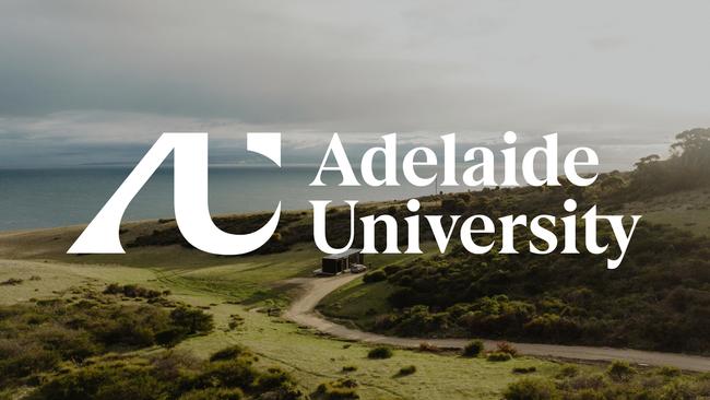 The new Adelaide University logo. Picture: Supplied