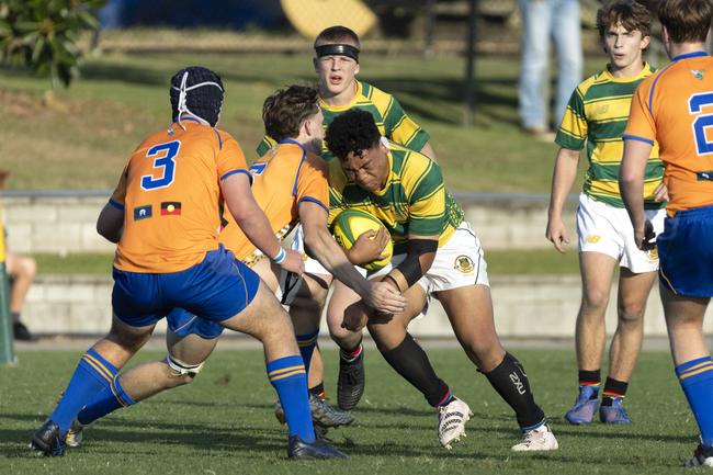 AIC First XV rugby between hosts St Patrick's and visitors Ashgrove at Curlew Park, Sandgate, Wednesday, May 22, 2024 - Picture: Richard Walker
