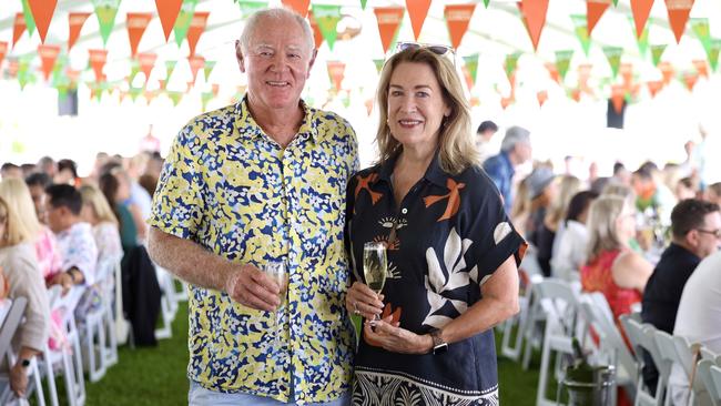 Roger Gibbons and Helen Farquhar travel from Gold Coast every year for Carnivale. Picture: Tanya Snelling