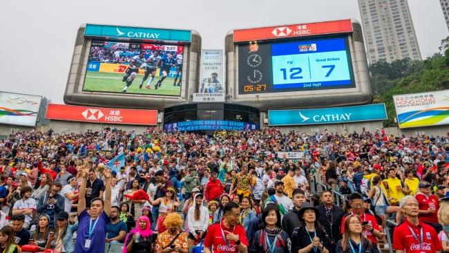 Hong Kong Rugby Sevens at Hong Kong Stadium. Picture: Getty