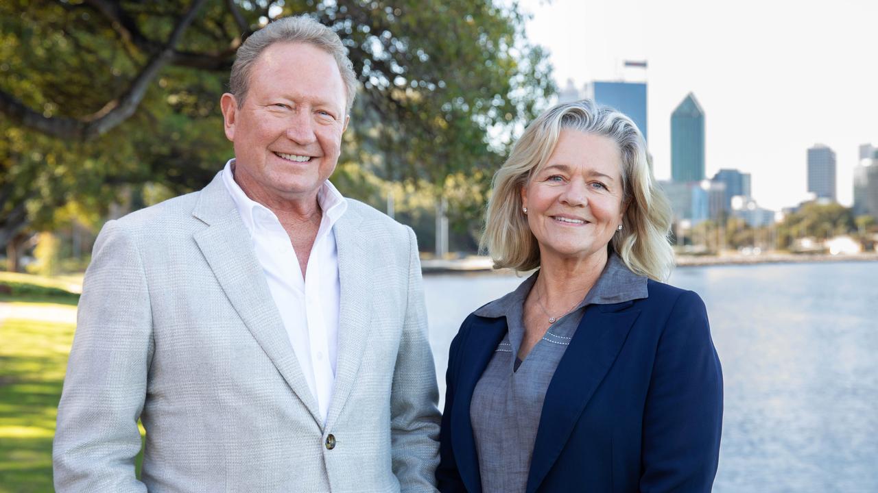 Andrew Forrest and Nicola Forrest.