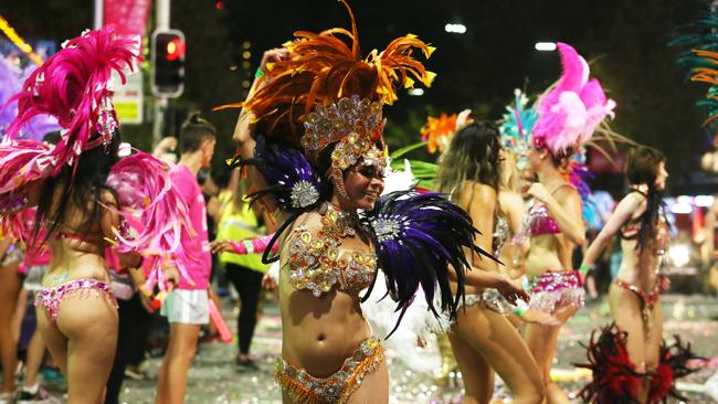 Cher paraded through Sydney as part of the celebrations. Picture: Hollie Adams/The Australian