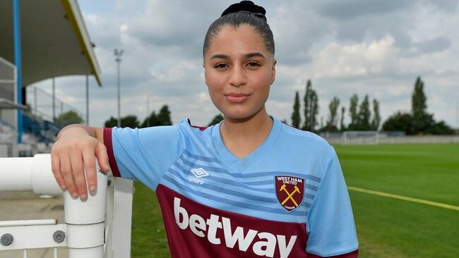 Jacynta Galabadaarachchi has signed for West Ham. Pic: West Ham Utd