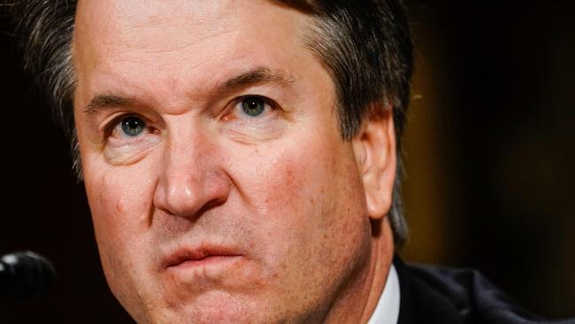 Supreme court nominee Brett Kavanaugh testifies before the Senate Judiciary Committee. Picture: AFP