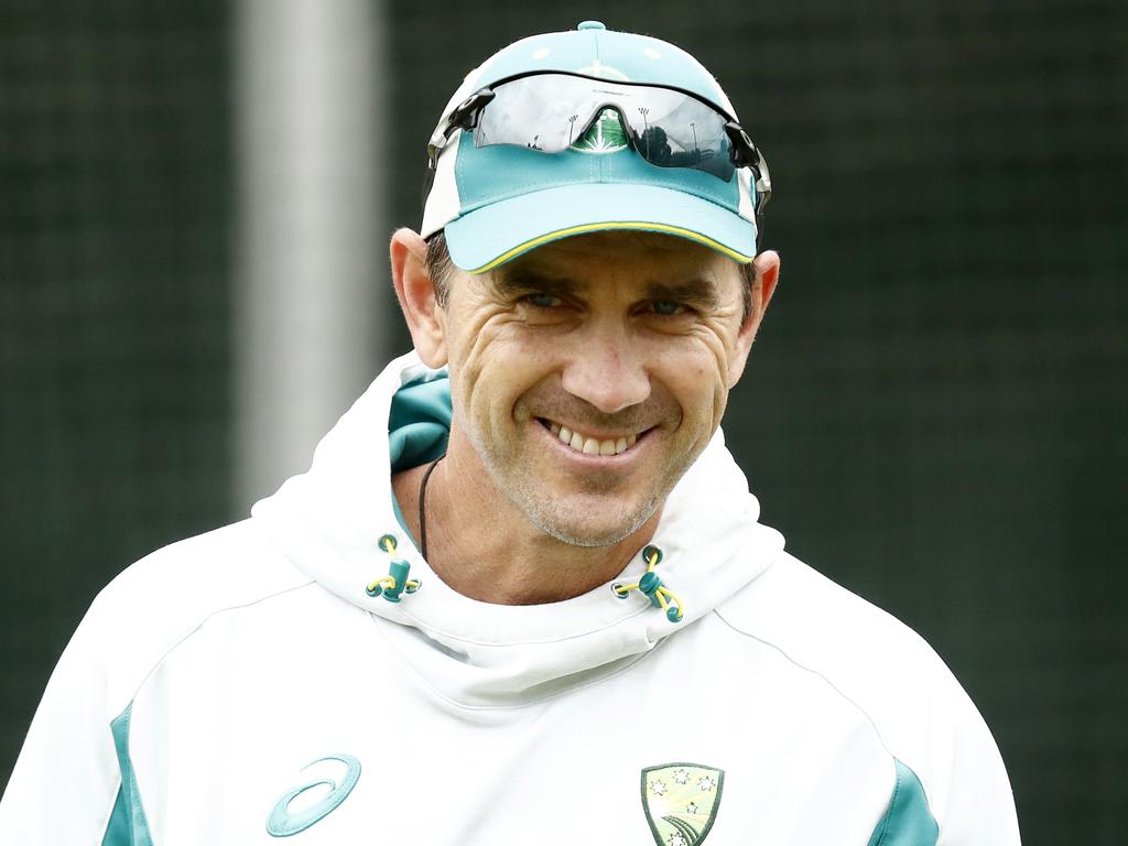 Australian head coach Justin Langer.