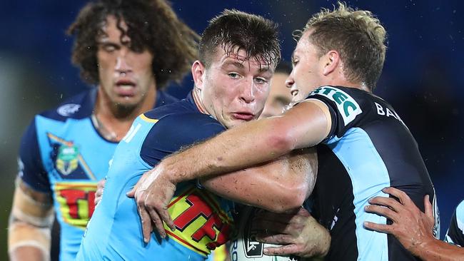 Jai Arrow looks the business for the Titans. (Chris Hyde/Getty Images)