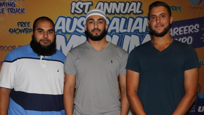 Organisers of the first Australian Muslim Youth Day are UMA members Omar Chaar, Mohamad Abdallah and Ahmed Nabail.
