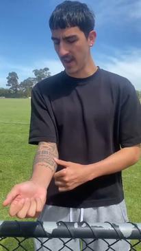 AFL draft prospect Jhett Haeata on the significance of his tattoos