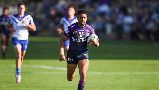 Josh Addo-Carr has in superb form against the hapless Bulldogs.