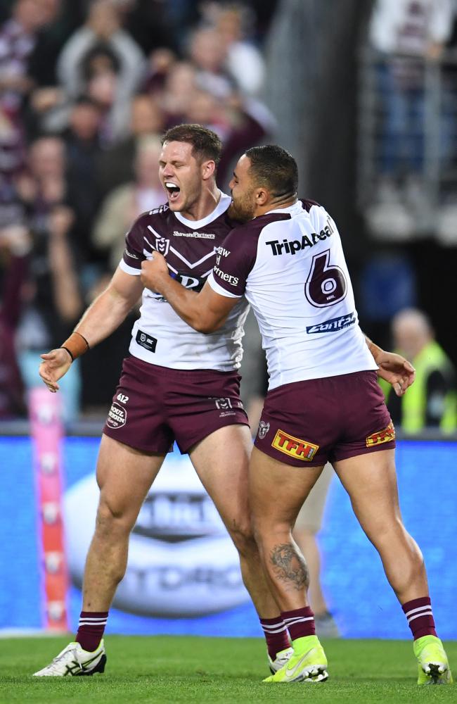 Incredibly 26 points wasn't enough to get Manly home. Picture: Dean Lewins