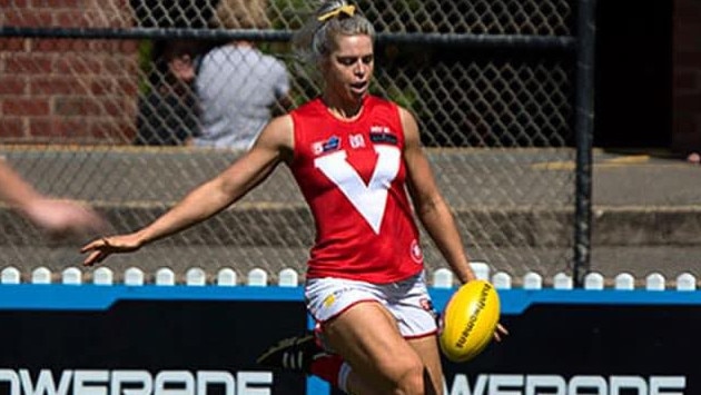 Jessica Eichner played in North Adelaide’s 2019 Grand Final loss to South Adelaide. Photo: Facebook