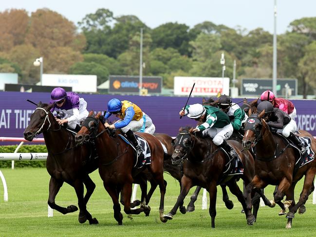 SYDNEY, AUSTRALIA - MARCH 08: Tim Clark riding Pocketing win Race 1 Midway during Sydney Racing at Royal Randwick Racecourse on March 08, 2025 in Sydney, Australia. (Photo by Jeremy Ng/Getty Images)