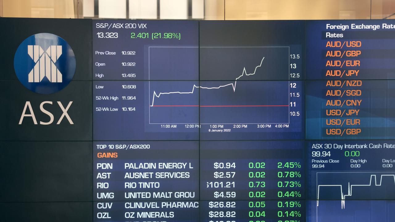 The ASX 200 climbed 26.4 points, or 0.4 per cent, on Thursday to finish at 7155.2. Picture: NCA NewsWire / Damian Shaw