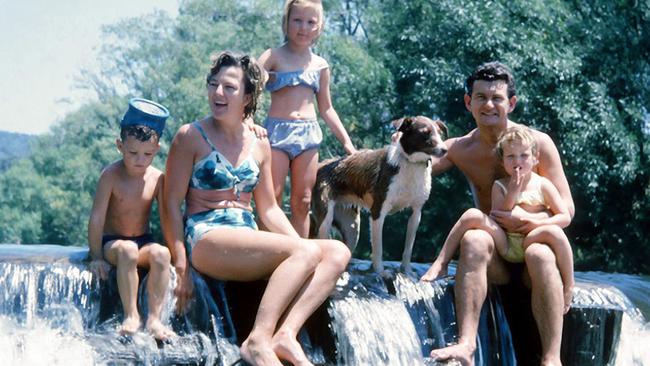 Bob and Hazel Hawke on holiday with their children Stephen, Sue and Ros in the 1960s.