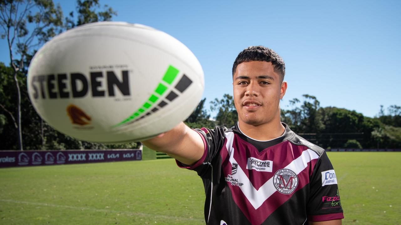 Chris Faagutu is a Logan Brothers junior from Marsden SHS. PICTURE: Brad Fleet