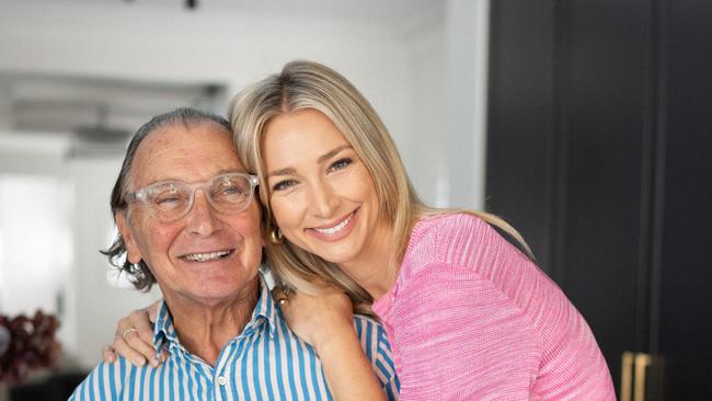 Anna Robards with her dad Les Heinrich. Picture: Supplied