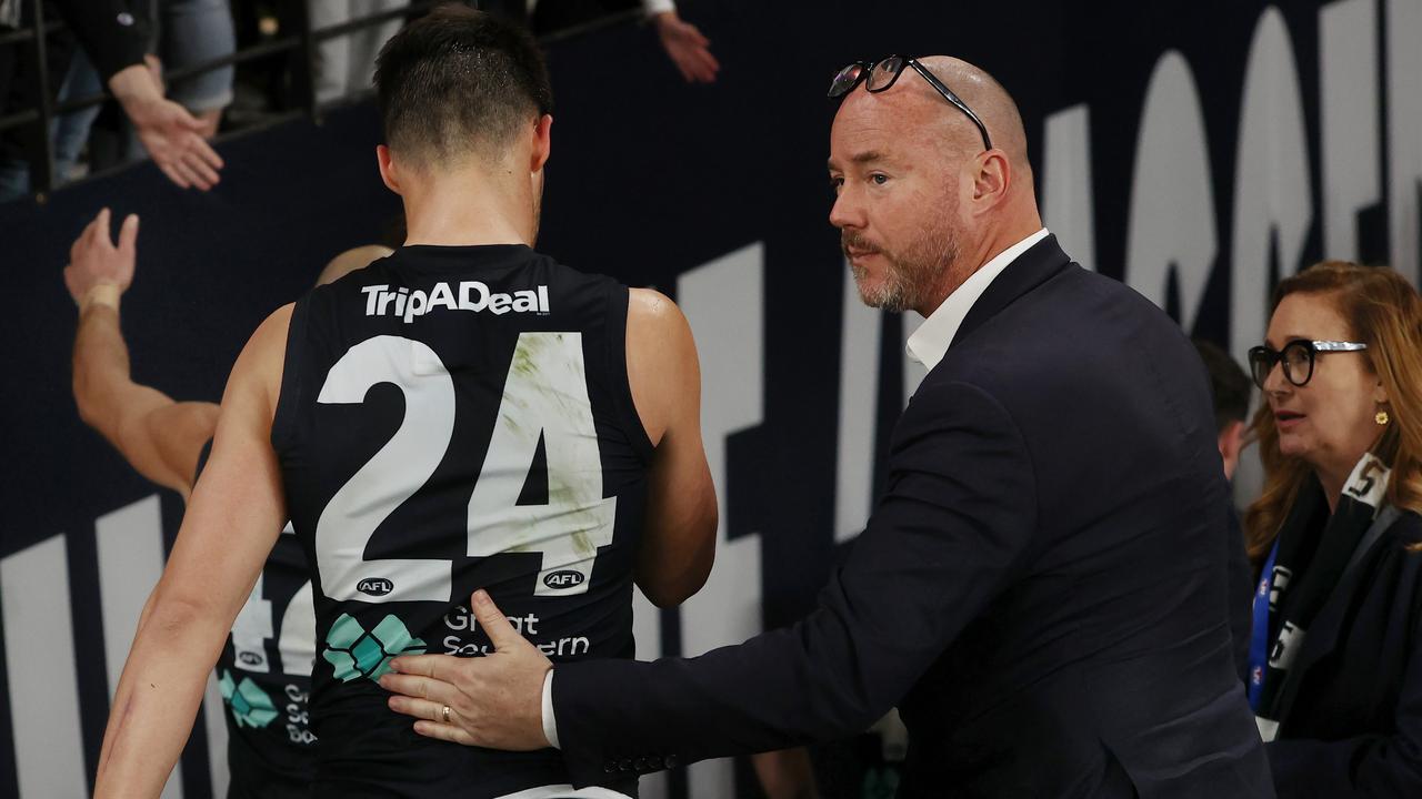 Carlton president Luke Sayers. Picture: Michael Klein