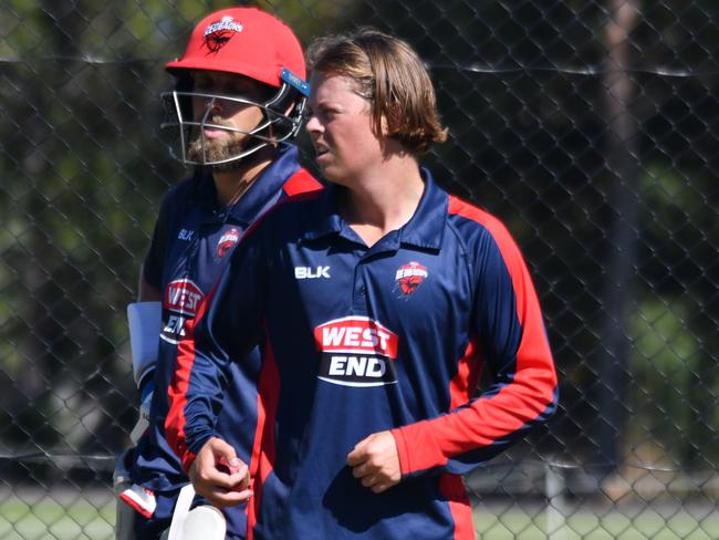 Joe Medew-Ewen trains with South Australia. Picture: SACA Media.