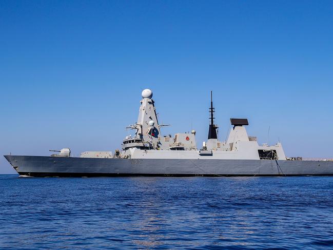 The British Royal Navy’s HMS Duncan is in the Middle East. Picture: AFP