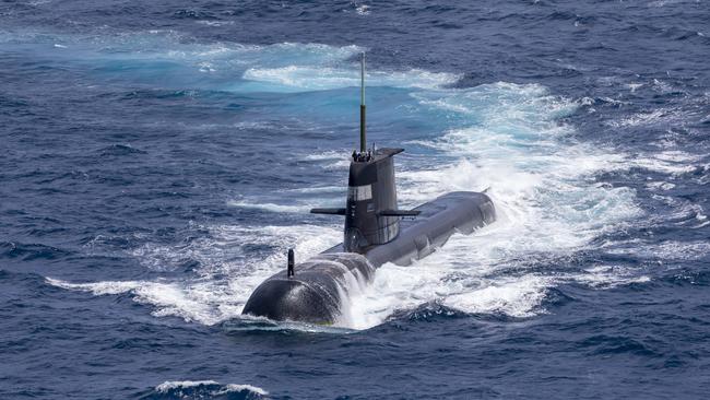 Premier Peter Malinauskas said building at least eight nuclear-powered submarines under the AUKUS pact would demonstrate safety concerns were based on decades-old sentiment. Picture: POIS Yuri Ramsey/Australian Defence Force via Getty Images)