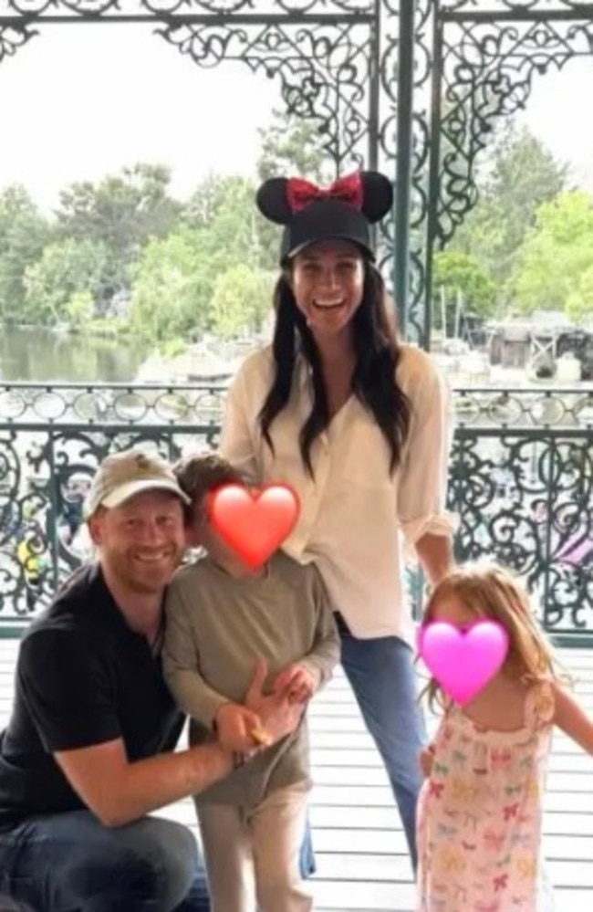 The family of four went to Disneyland to celebrate Lili’s birthday. Picture: Instagram