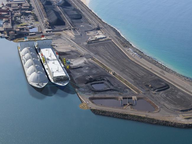 **Embargo Daily Telegraph Do not Use without contacting pic desk**Squadron Energy is building Port Kembla Energy, Terminal (PKET) - Australia’s first LNG import, terminal and the only gas import terminal under, construction.