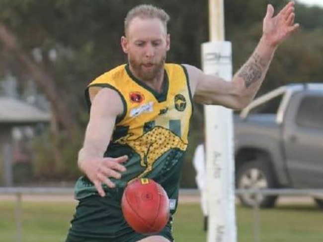 Mannum defender Michael O'Malley. Picture: Facebook