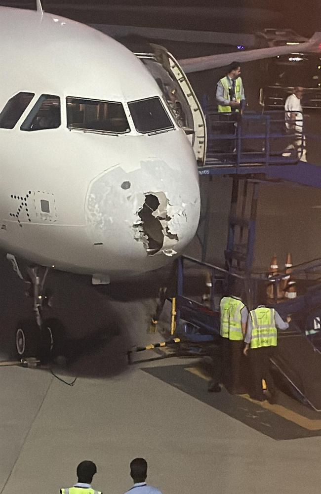 An IndiGo flight from Delhi-Srinagar was forced to make an emergency landing. Picture: Tim/RashidF/SWNS