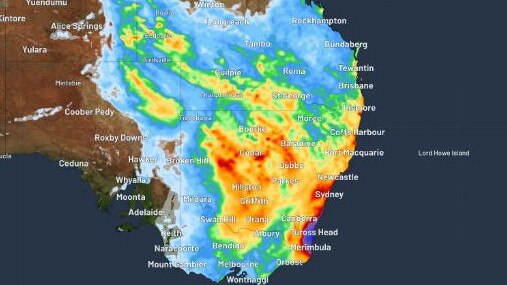 Rain forecast for the next week in NSW. Picture: WeatherZone