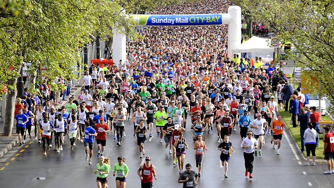 Record numbers turn out to run, jog and walk Adelaide’s 12km City-Bay ...