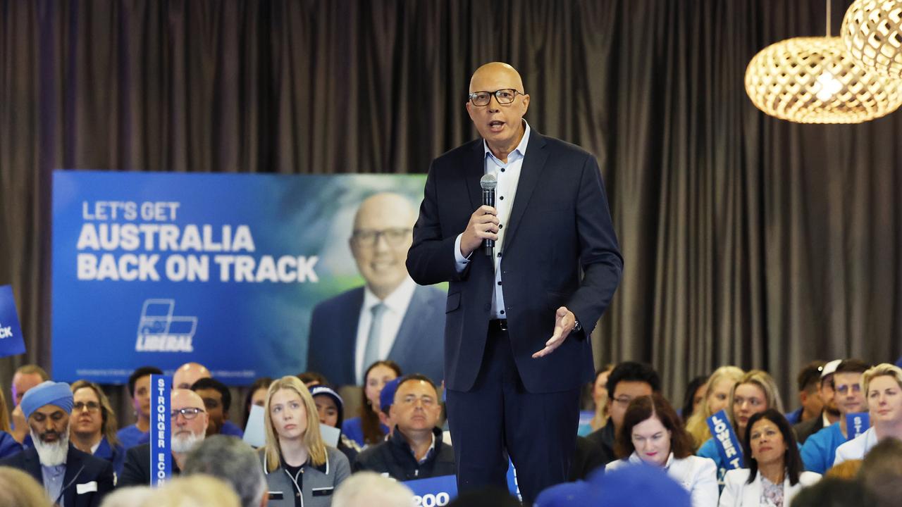 Peter Dutton claimed Anthony Albanese had “sought to deceive” Australians. Picture: Richard Dobson / NewsWire