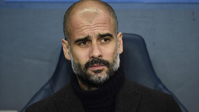 Manchester City's Spanish manager Pep Guardiola.