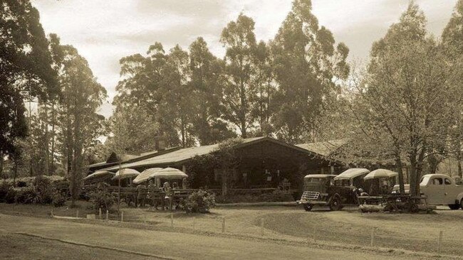 The Log Cabin — now known as Kelly's Tavern in Olinda. Picture: Kelly's Bar and Kitchen