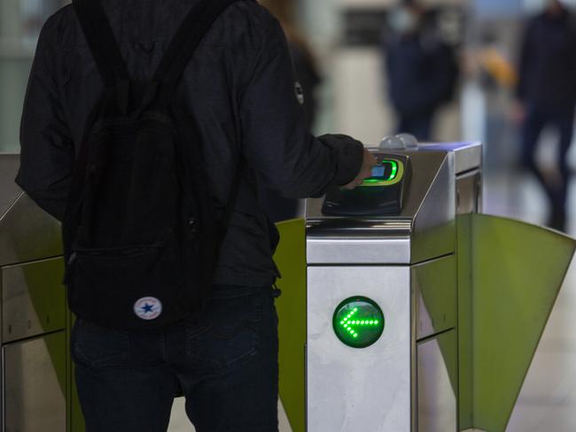 MELBOURNE, AUSTRALIA - NewsWire Photos JULY 20, 2021: Almost 40,000 Victorians have registered their Myki cards in just a week after transport authorities revealed many passengers were travelling on trains without a registered card, making it difficult for contact tracers to track down positive COVID-19 cases. Picture: NCA NewsWire / Paul Jeffers