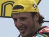 HOHENSTEIN-ERNSTTHAL, GERMANY - JULY 13: Jack Miller of Australia and Red Bull KTM Ajo celebrate the victory on the podium at the end of the Moto3 race during the MotoGp of Germany - Race at Sachsenring Circuit on July 13, 2014 in Hohenstein-Ernstthal, Germany. (Photo by Mirco Lazzari gp/Getty Images)