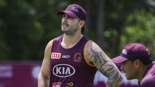 Jack Bird is back at training after undergoing a knee reconstruction last year. Picture: AAP/Glenn Hunt