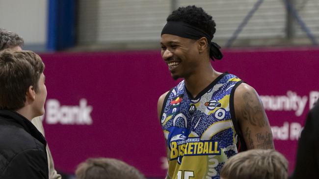 Dareon Jones has continued to prove popular despite the struggles of Southern Peninsula. Photo: Basketball Victoria.